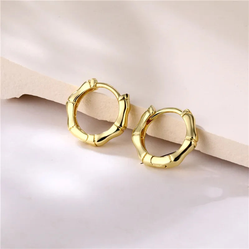 Simple Hexagonal Wild Personality Fashionable Earrings WEM Support (www.WEM.support)