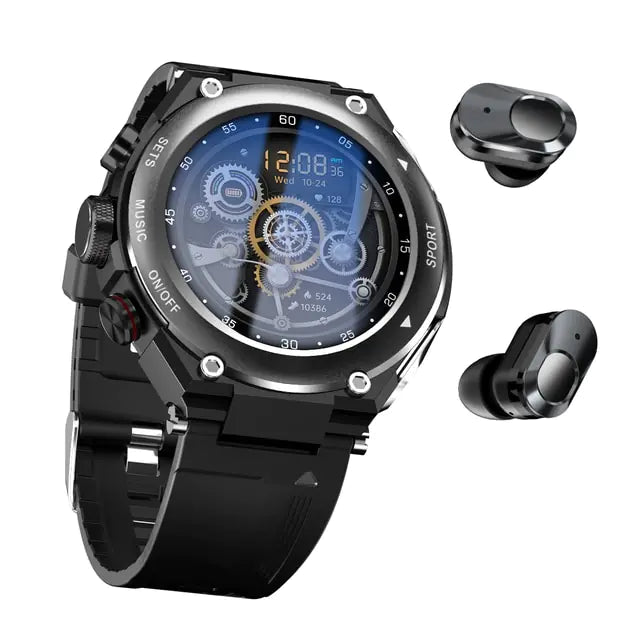 Smart Watch with Earbuds WEM Support (www.WEM.support)