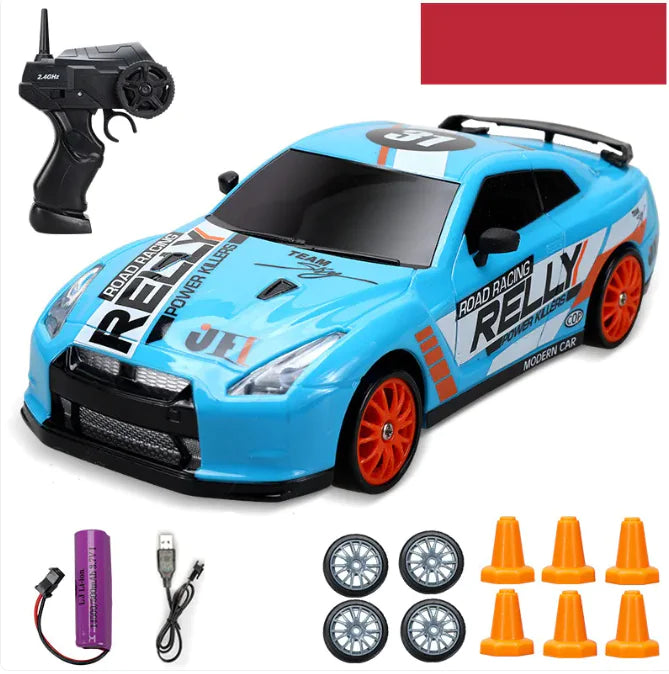 Huangbo 4WD Remote Control Car RC Drift Car Electric Charging Toy WEM Support (www.WEM.support)