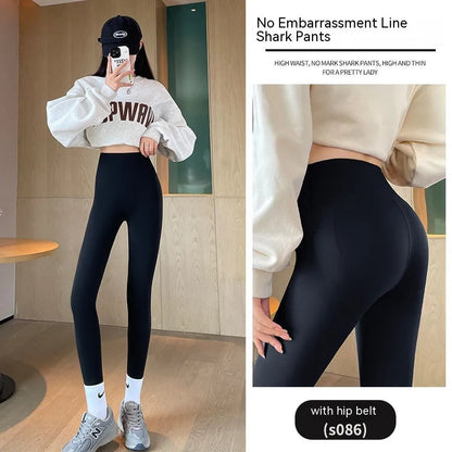 Fleece-lined Thick High Waist Hip Lift Leggings For Women WEM Support (www.WEM.support)