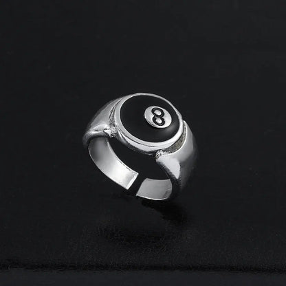 Billiard Number 8 Opening Adjustable Ring WEM Support (www.WEM.support)