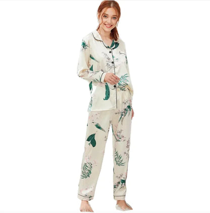 Women's European & American Style Pajama Set WEM Support (www.WEM.support)