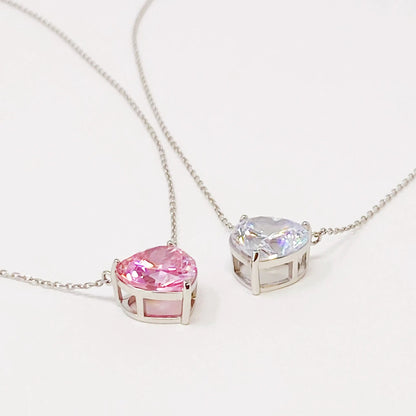 Absolute Beauty Sterling Silver Heart Necklace WEM Support (www.WEM.support)