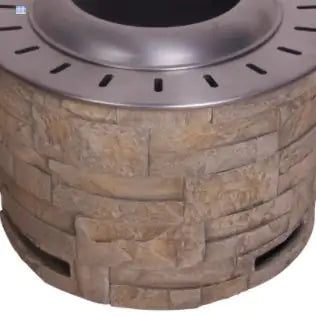 Stackstone Look Smokeless Firepit With Wood PelletTwigWood As The Fuel WEM Support (www.WEM.support)