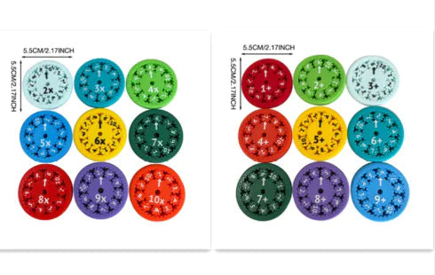 Math Fidget Spinner Puzzle Toy WEM Support (www.WEM.support)