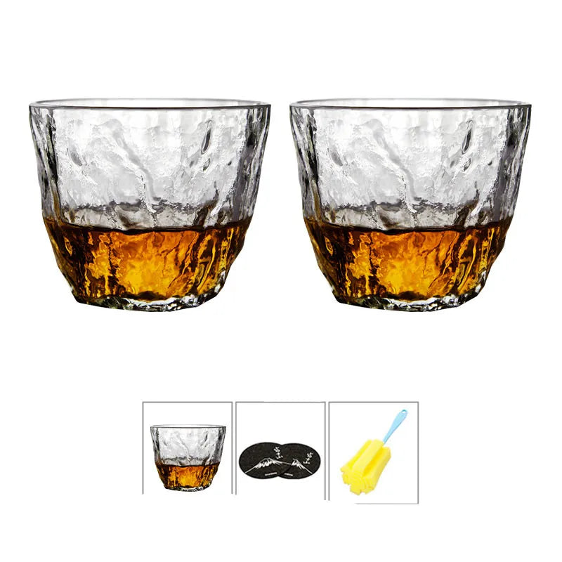 Whiskey Glass Basalt Glass WEM Support (www.WEM.support)