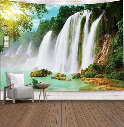 Natural Scenery Printed Hanging Cloth Decoration WEM Support (www.WEM.support)