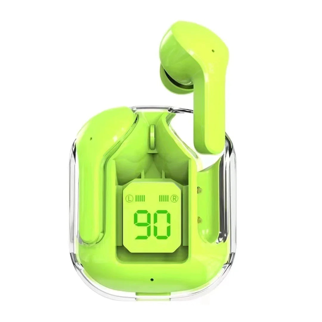 Transparent Space Capsule Bluetooth Earbuds WEM Support (www.WEM.support)