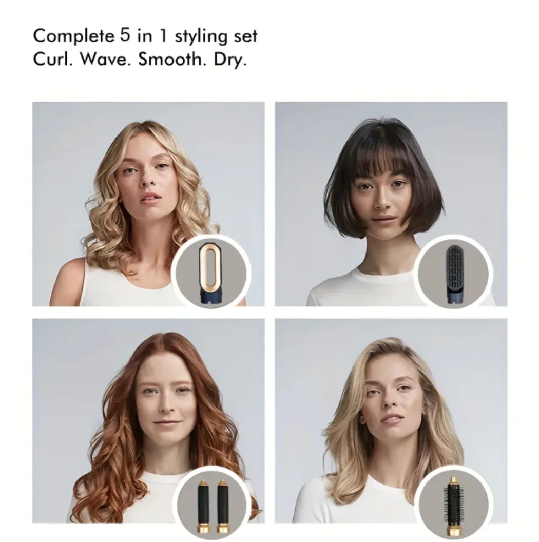 5-in-1 Multi Hair Styler Hair Dryer WEM Support (www.WEM.support)