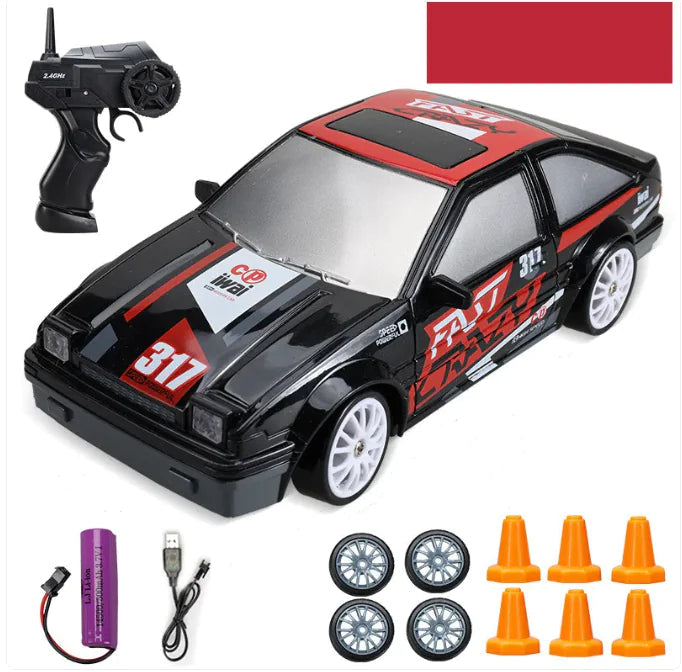 Huangbo 4WD Remote Control Car RC Drift Car Electric Charging Toy WEM Support (www.WEM.support)