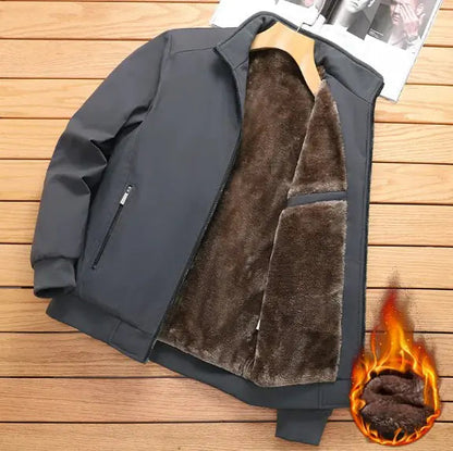 Fleece Lined Thickened Autumn Winter Jacket WEM Support (www.WEM.support)