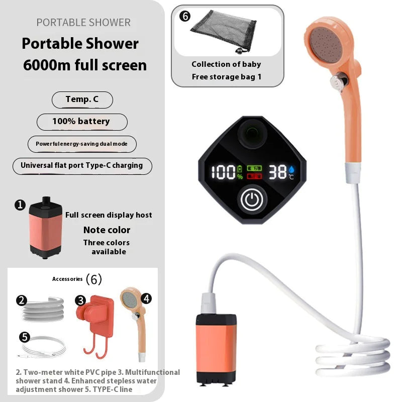 Portable Outdoor Shower WEM Support (www.WEM.support)