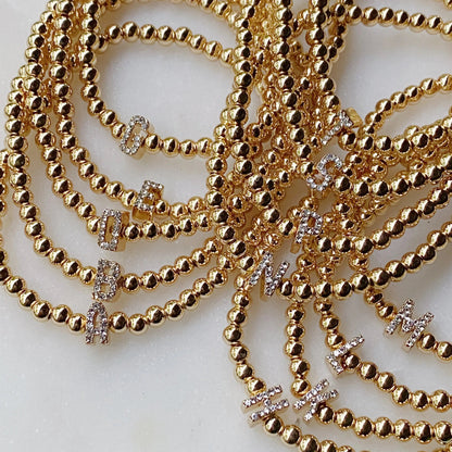 Darcy Initial Bracelet WEM Support (www.WEM.support)