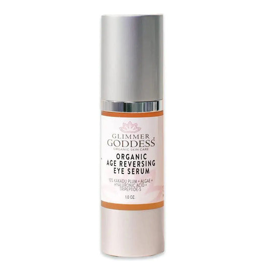 Organic Eye Serum for Wrinkles and Fine Lines with Hyaluronic Acid 1 fl oz WEM Support (www.WEM.support)