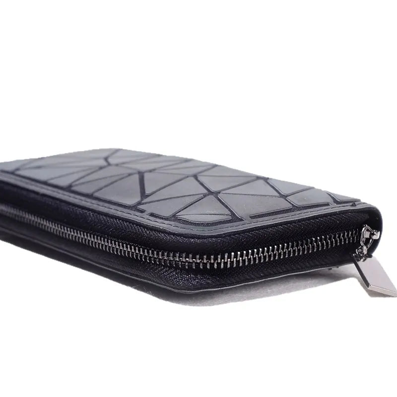 Slim Thin Geometric-Patterned Wallet WEM Support (www.WEM.support)