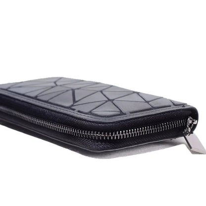 Slim Thin Geometric-Patterned Wallet WEM Support (www.WEM.support)