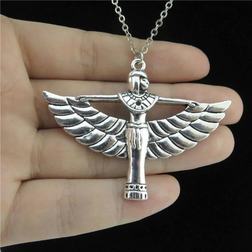Egyptian Goddess Isis Ancient Necklace & Pendants WEM Support (www.WEM.support)