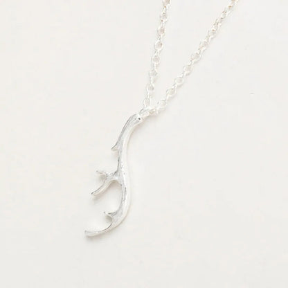 Vintage Deer Antler Necklace for Women WEM Support (www.WEM.support)