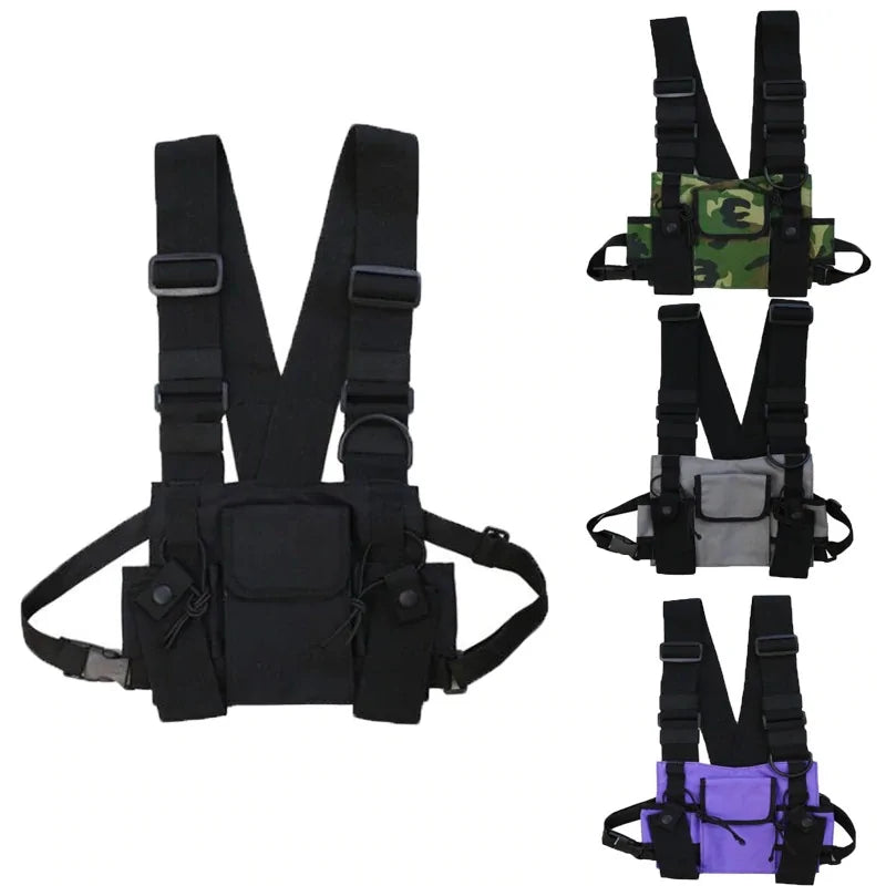 Taktische Hip Hop Streetwear-Weste WEM Support (www.WEM.support)