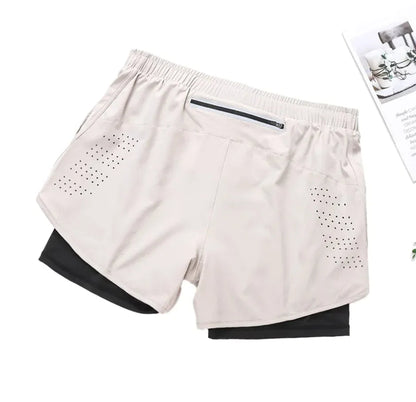 Men's Double-Layer Sports Shorts HejK.com