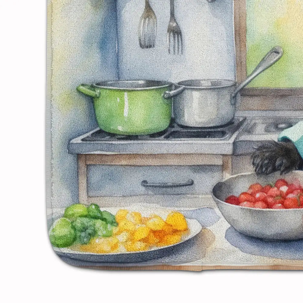 Affenpinscher The Chef Memory Foam Kitchen Mat WEM Support (www.WEM.support)