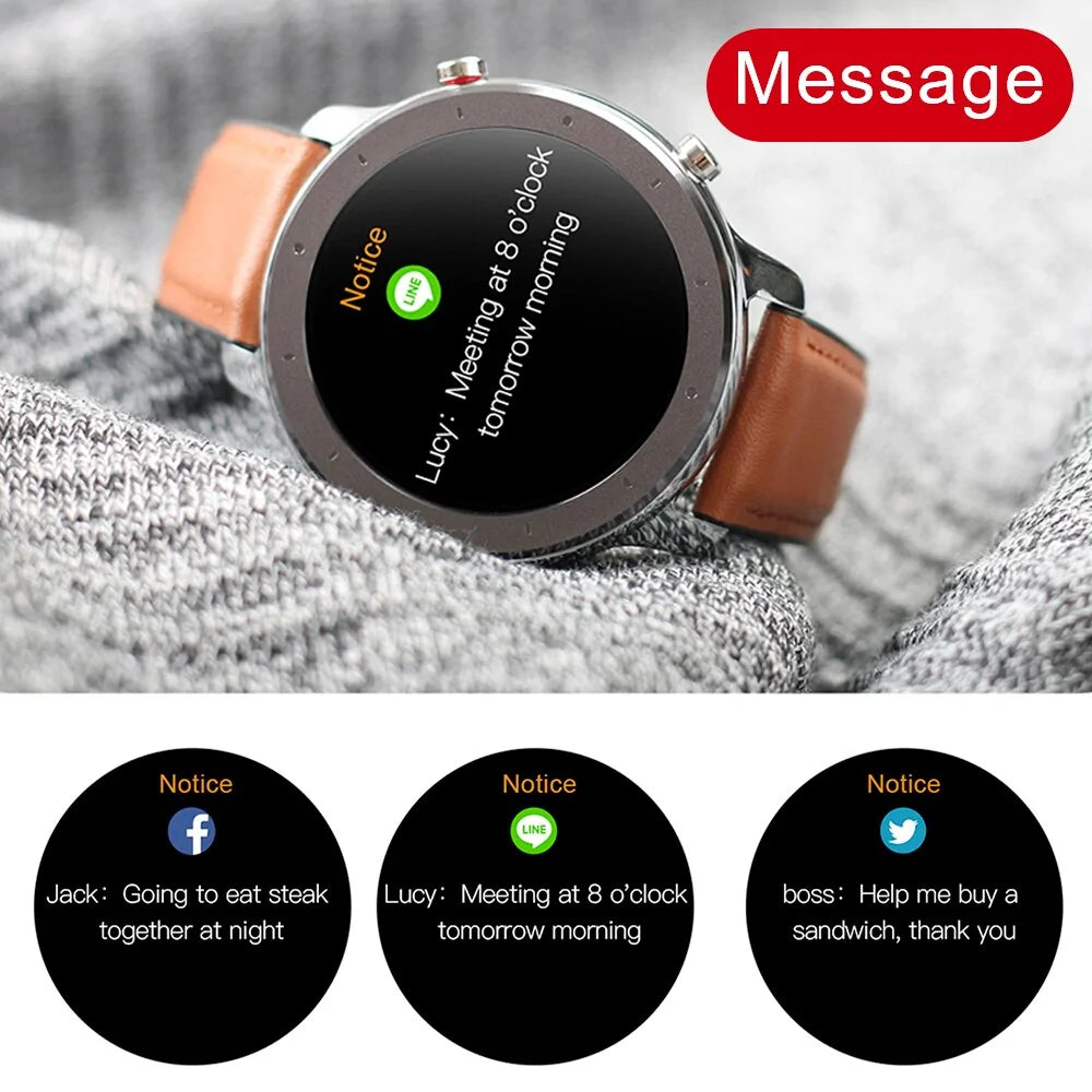 Smartwatch Men Full Touch IP68 WEM Support (www.WEM.support)