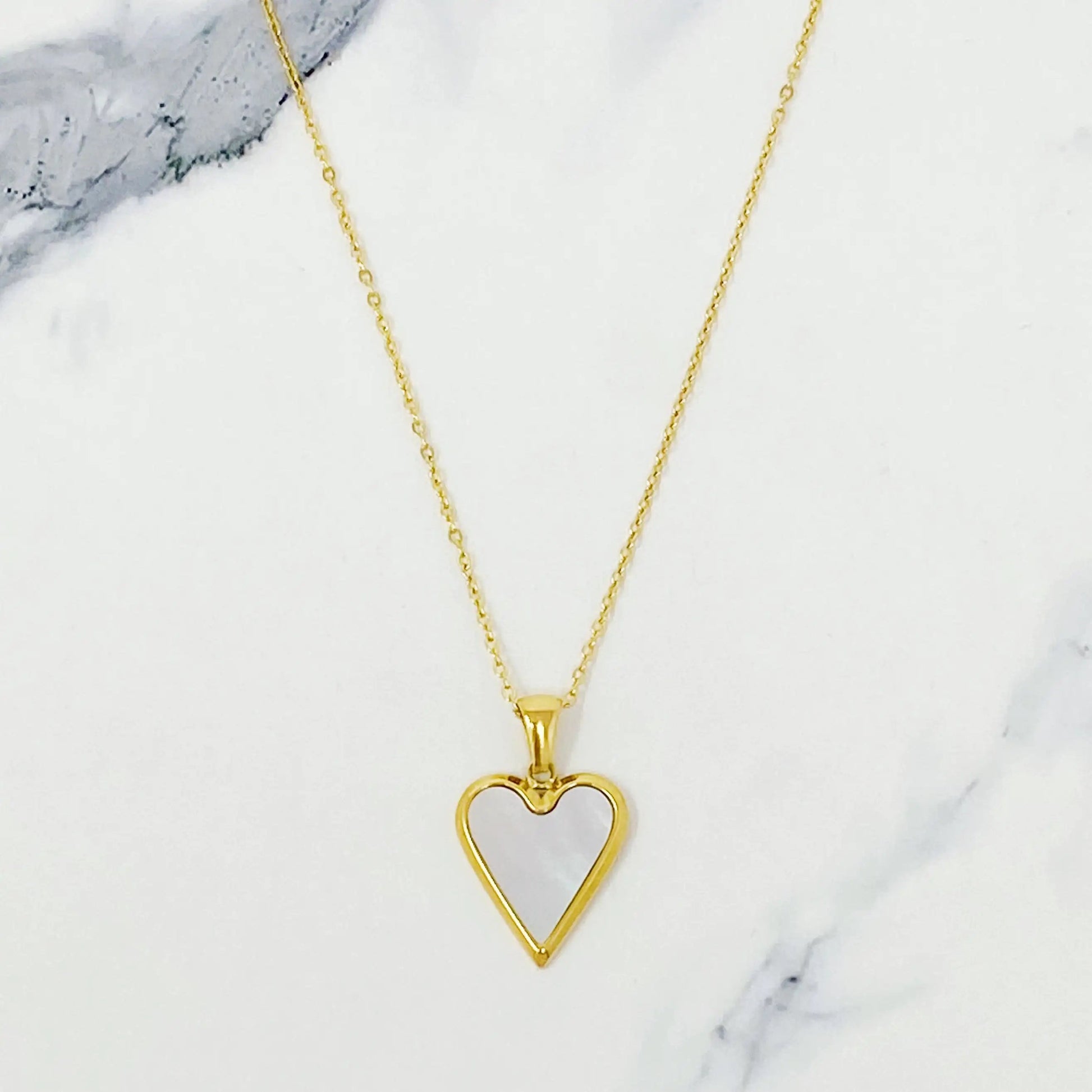 Heart Of Gold Necklace WEM Support (www.WEM.support)