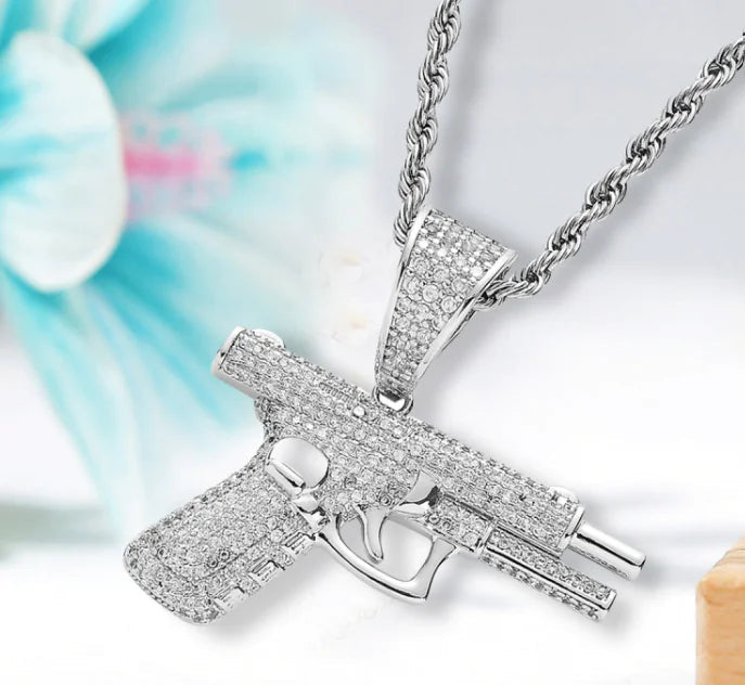 Diamond Inlay Hip-Hop Necklace HejK.com