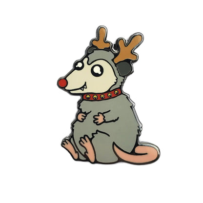 Possum Reindeer Golf Ball Marker WEM Support (www.WEM.support)