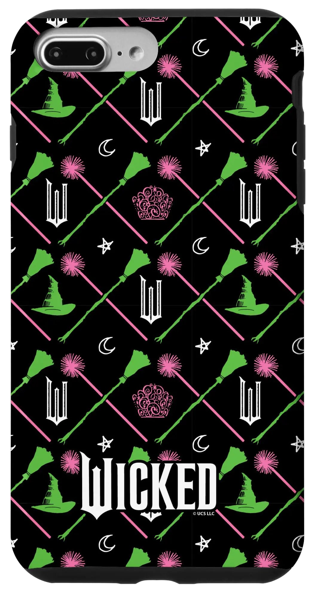iPhone 14 Plus Wicked Broomsticks & Wands All Over Print Case