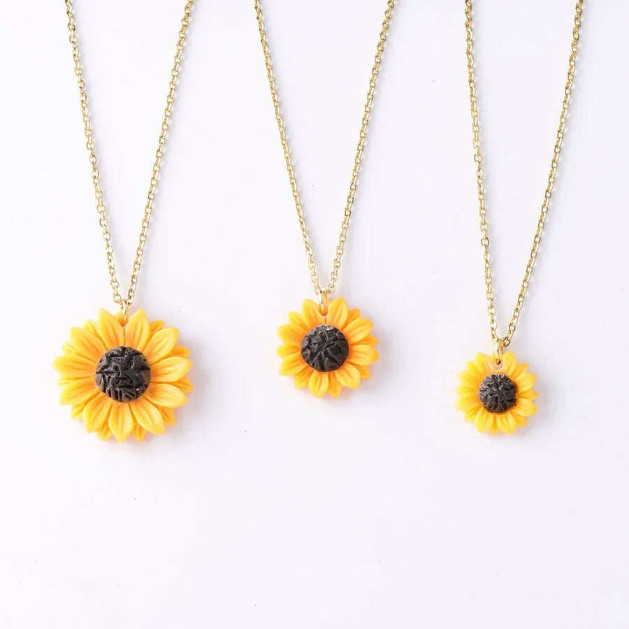 Sunflowers Necklace WEM Support (www.WEM.support)