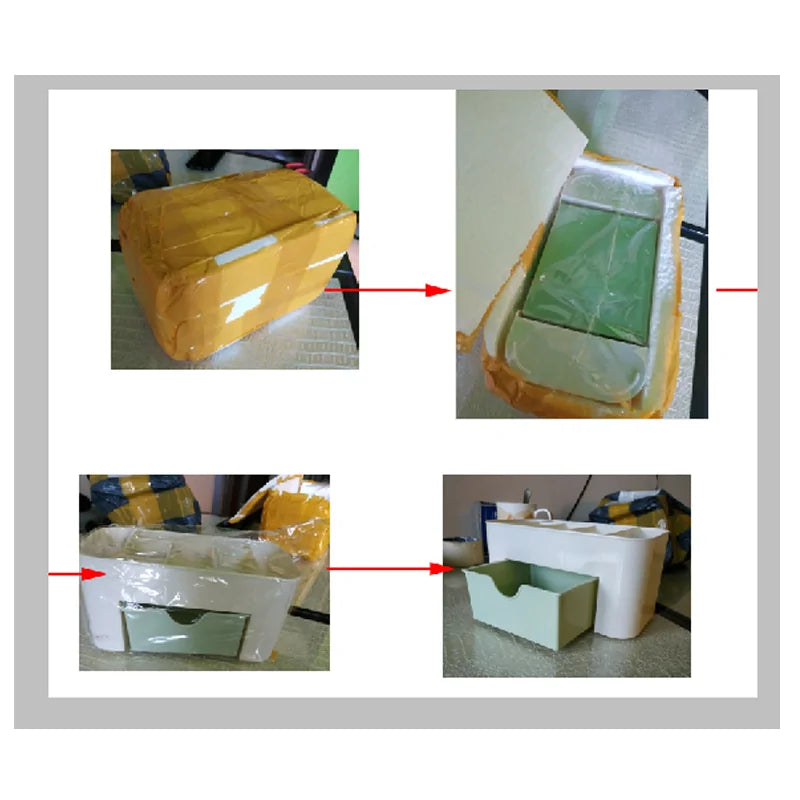 Double Layer Plastic Makeup Organizers Storage Box WEM Support (www.WEM.support)