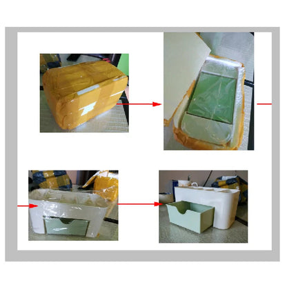 Double Layer Plastic Makeup Organizers Storage Box WEM Support (www.WEM.support)