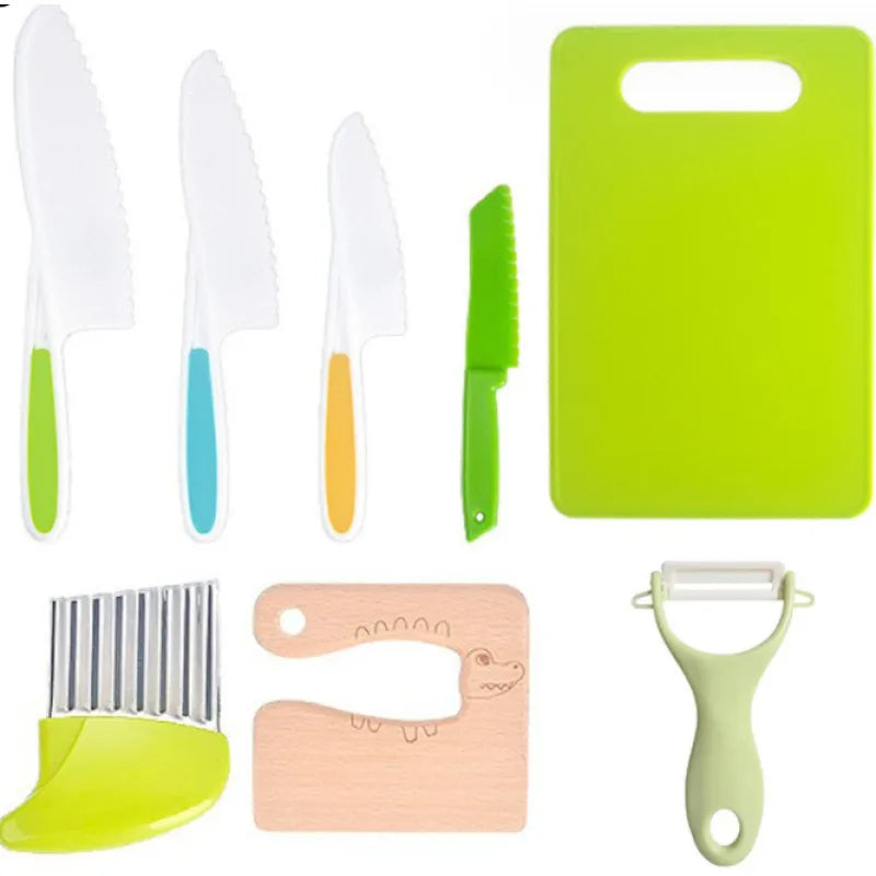 Children's Plastic Kitchen Tools Set WEM Support (www.WEM.support)