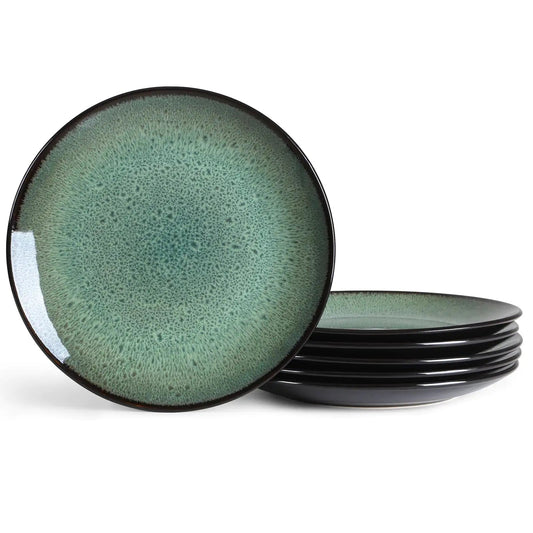 Steak Plate Creative Western Food Plate Vegetable Plate Set Of 6 For Cereal, Salad, Pasta, Soup, Dessert, Serving Dishwasher, Microwave And Oven WEM Support (www.WEM.support)