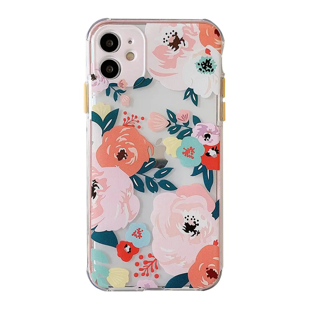 Vibrant Floral Phone Case WEM Support (www.WEM.support)