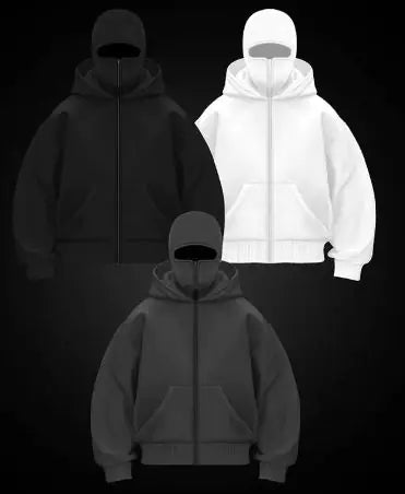 Double Hood Design Hooded Sweater WEM Support (www.WEM.support)