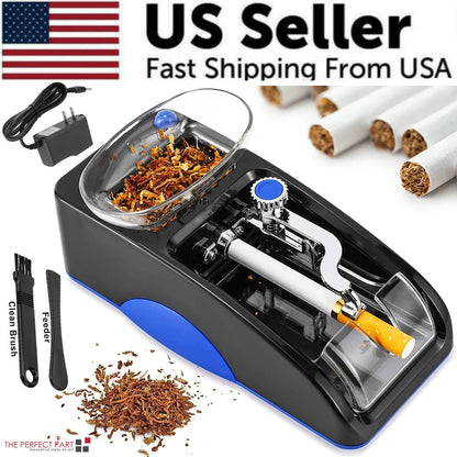 Cigarette Machine Automatic Electric Rolling Roller Tobacco Injector Maker US WEM Support (www.WEM.support)