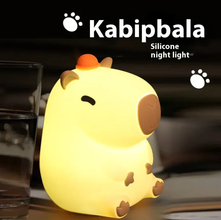 Silicone Capabala Small Night Lamp Creative HejK.com