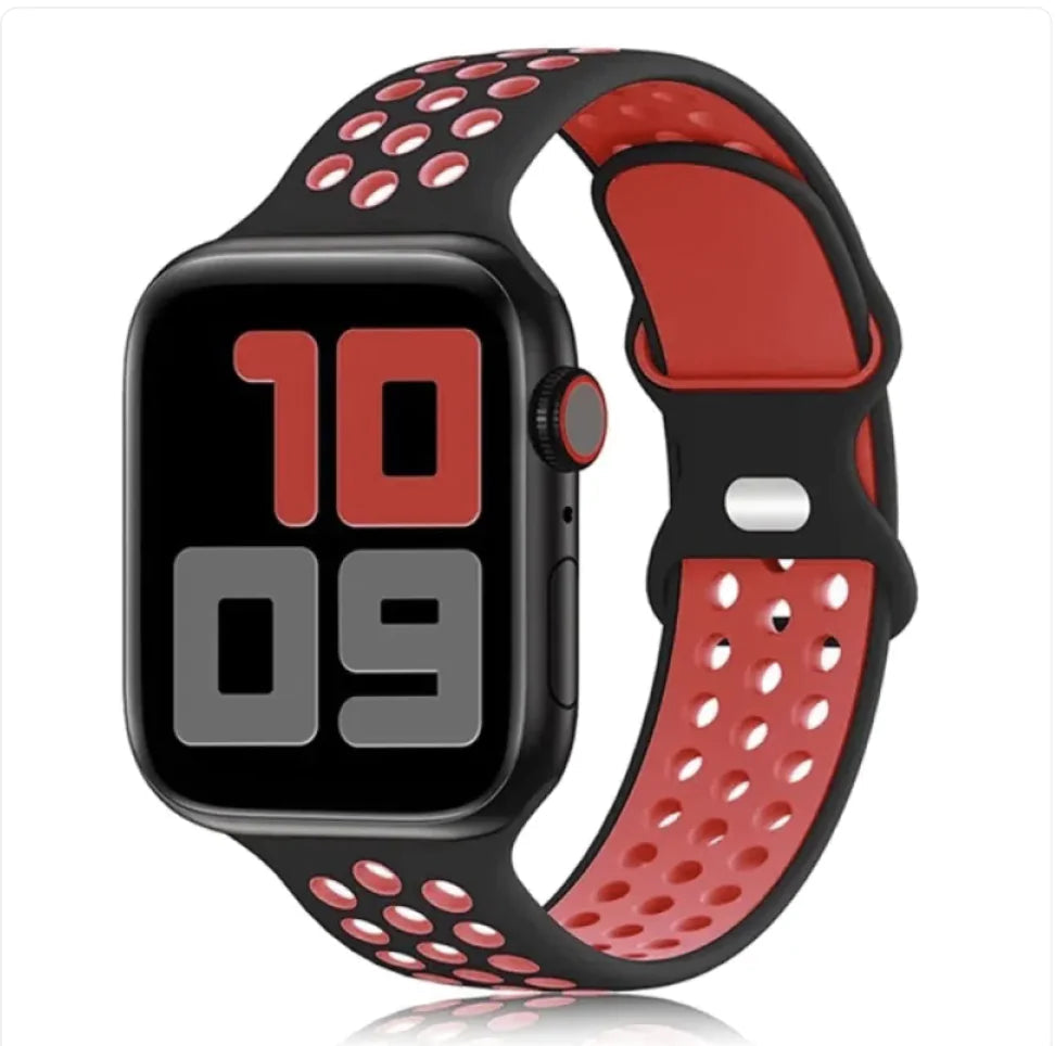 Two-Tone Silicone Sports Wristband WEM Support (www.WEM.support)