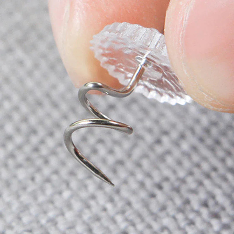 50 Pcs Upholstery Tacks Headliner Pins Clear Heads Twist Bed Fabric Sofa Chair WEM Support (www.WEM.support)