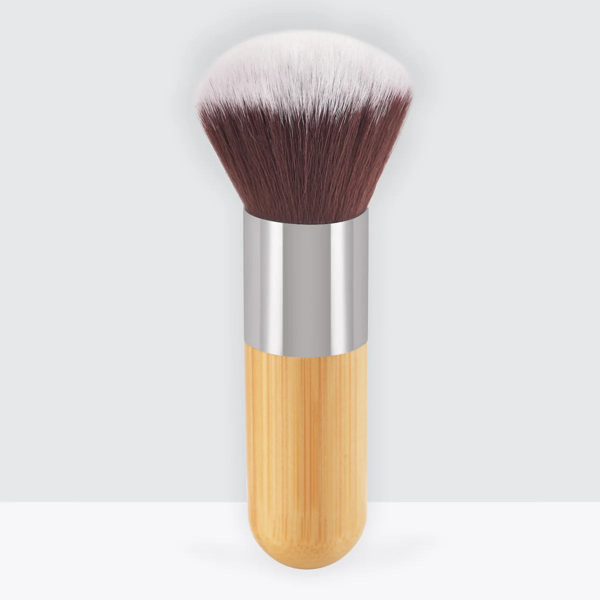 Women's Bamboo Handle Flat Makeup Brush WEM Support (www.WEM.support)
