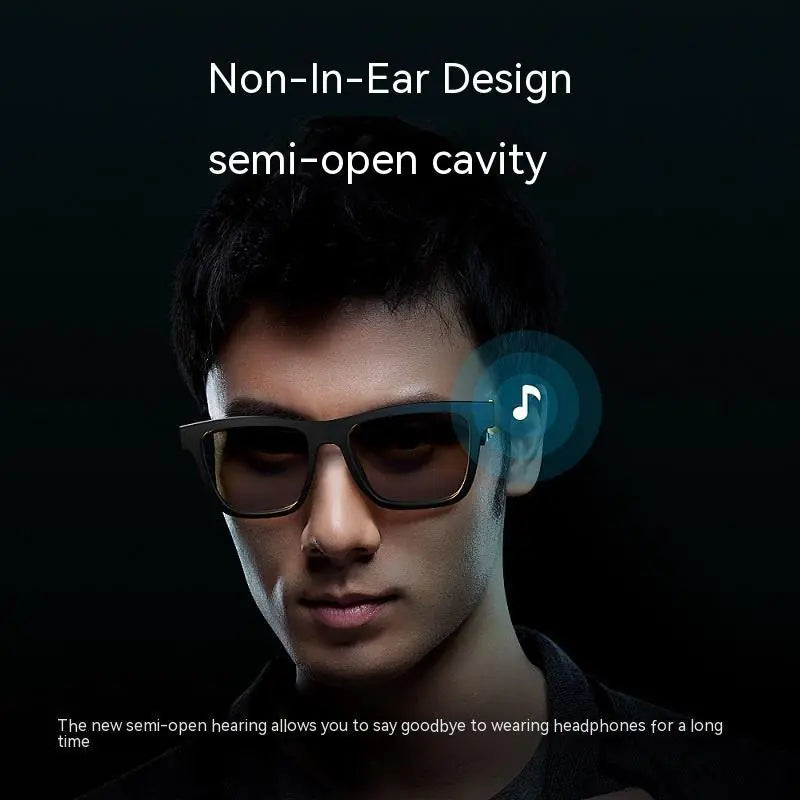 Smart Glasses Black Technology Headset Bluetooth Sunglasses WEM Support (www.WEM.support)