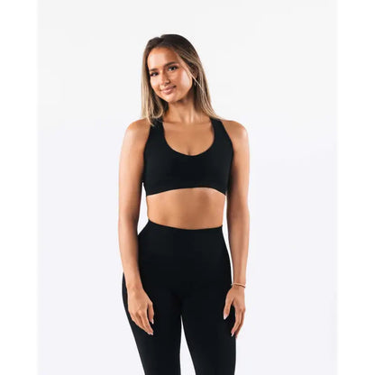 Yoga Hollow-out Sports Bra and Pants Set WEM Support (www.WEM.support)