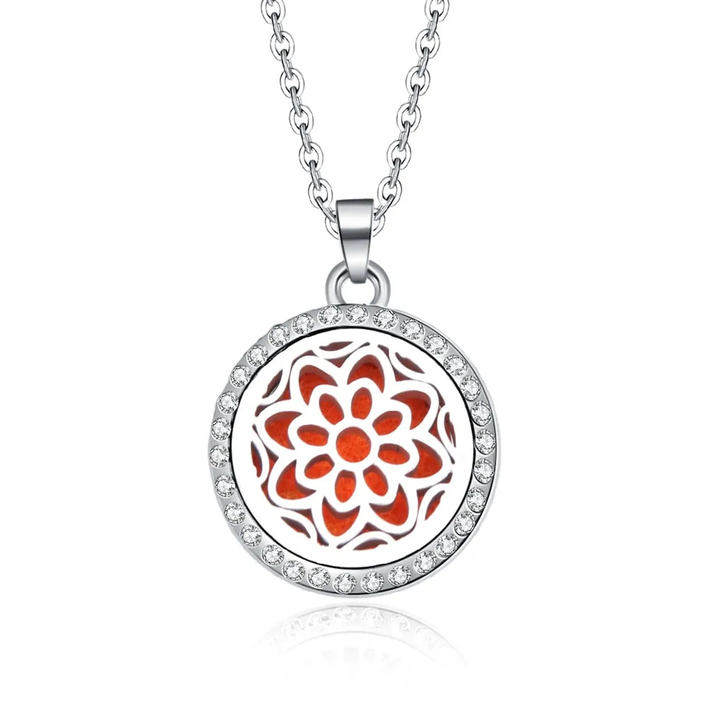 10 Styles Aroma Oil Diffuser Perfume Necklace WEM Support (www.WEM.support)