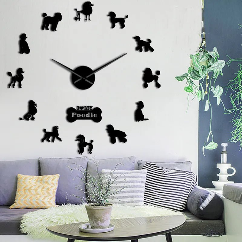 Acrylic Wall Sticker Clock - Catch Cards