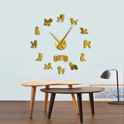 Acrylic Wall Sticker Clock - Catch Cards