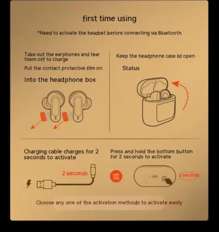 Active Noise Reduction Bluetooth Headset - Catch Cards