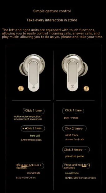 Active Noise Reduction Bluetooth Headset - Catch Cards