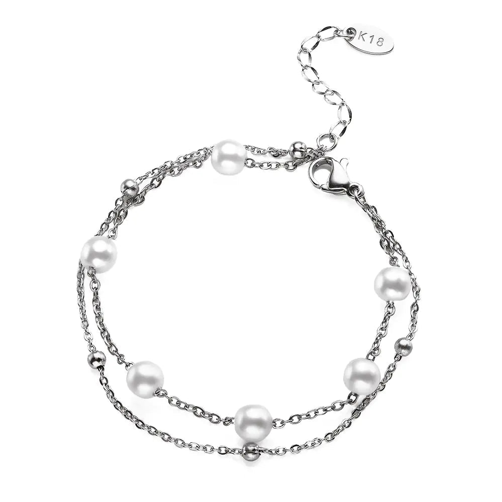 Adjustable Creative Silver Bracelet for Women - Catch Cards